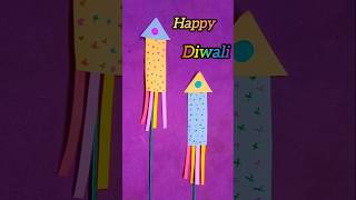 Easy Diwali Paper Firework Fir Kids  ytshorts diwali fireworks diy special [upl. by Amzaj198]