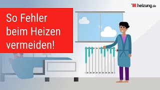 5 typische Fehler beim Heizen  heizungde [upl. by Osrock]