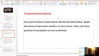 La focalizzazione in un testo narrativo [upl. by Drawets]