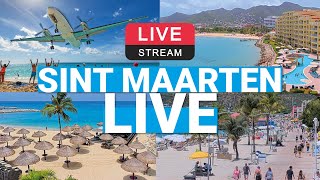 Sint Maarten Live Stream October 17 🌴☀️ [upl. by Hgielsa]