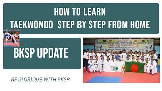 How to Learn Taekwondo Step by step from home [upl. by Selimah]