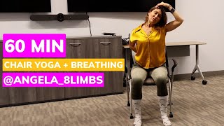 Chair yoga with Angela for workplace wellness [upl. by Fay262]