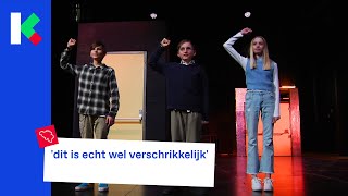 acterende kinderen boos omdat theaters dicht gaan [upl. by Nnyllatsyrc]