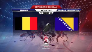 BEL  BIH  2024 Ice Hockey U18 World Championship Division III  Group A  7 MAR 2024 [upl. by Shutz689]