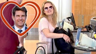 Tom Cruises New Love Elisabeth Moss Takes Flight At LAX  EXCLUSIVE [upl. by Khanna]