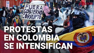 Protestas en Colombia contra la reforma tributaria deja al menos 19 fallecidos y más de 800 heridos [upl. by Valera717]