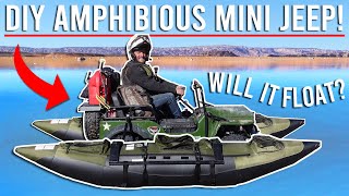 Will the mini jeep make it to Moab Ep6 Amphibious offroad THE END [upl. by Ebarta]