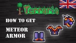 Terraria  quot Meteor Armor quot ENG How To Get Step by Step [upl. by Soinski]