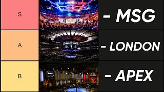 Ranking UFC Venue Locations Tier List [upl. by Frasch]