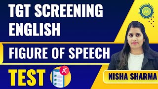 TEST TGT ENGLISH SCREENING POETIC DEVICES BY NISHA SHARMA ACHIEVERS ACADEMY [upl. by Teraj27]