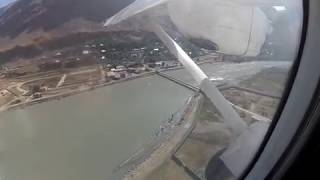 Tajik Air flight from Dushanbe to Khorog Antonov28 [upl. by Ayokahs746]