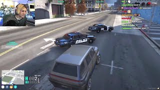 X INSTANTLY Ditches the PD in OP quotSSB Carquot  NoPixel 40 GTA RP [upl. by Nylidnam]