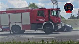 🔴 POŻAR AUTOBUSU MIEJSKIEGO NA URSYNOWIE Akcja Gaśnicza🔴 [upl. by Tadashi]