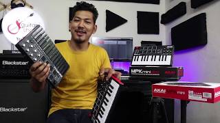 AKAI MPK MINI  MIDI KEYBOARD  NEPALI REVIEW  GUITAR SHOP [upl. by Rozalin]