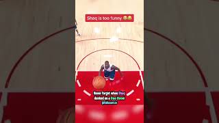 When Shaq Dunked a Free Throw 😂 [upl. by Fagin]