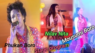 Phukan Boro and Mousumi Boro stage program  Nilav Nita [upl. by Adnalram]