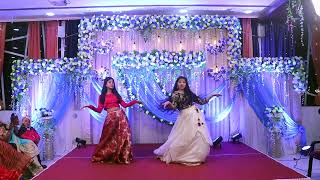 wedding performance  sangeet dance performance  bride sisters performance [upl. by Newel]