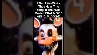 FNaF Fans When They Hear This Song In The FNaF Movie Puppets Music Box OFFICIAL  FNaF Movie MEME [upl. by Eliath]