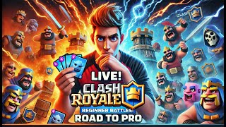 Target 8000 Trophies 25 Elixer deck Beginner Clash Royale Strategies  Live Stream amp Chillquot [upl. by Adnawot]