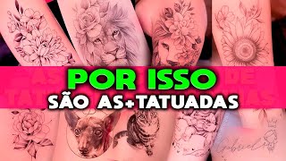 AS IDEIAS  TOP DE TATUAGENS FEMININAS LINDAS E DELICADAStatuagens femininas delicadas no braço [upl. by Dnomal]