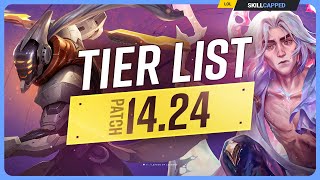 NEW TIER LIST for PATCH 1424  League of Legends [upl. by Nett129]