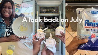 Vlog  a look back on July Clay Creation we bought a Dishwasher [upl. by Salazar]