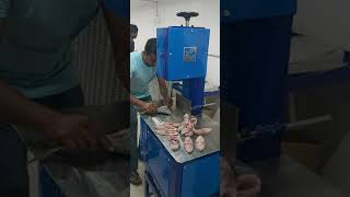 Fish Cutting Machine working in Fish shop [upl. by Etnuahs]