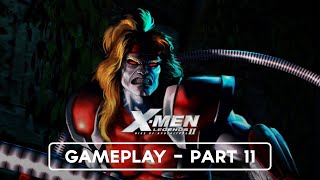 XMen Legends 2 Rise of Apocalypse Part 11 Defeat Omega Red and Mikhail Rasputin  Rescue Beast [upl. by Kalinda]