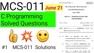 MCS011 Solutions Previous Years Question Papers Solved [upl. by Dleifniw]