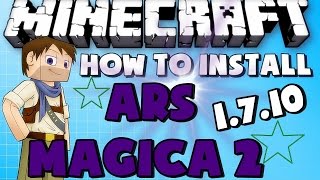 ★ Minecraft mods How to install Ars Magica 2  Showcase  1710 [upl. by Nailil]