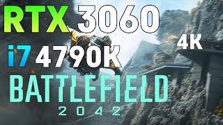 BATTLEFIELD 2042  i7 4790k  RTX 3060  4K description [upl. by Ayotnahs827]