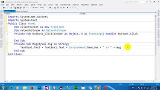 How to make Client Socket Program in VB NET 2012 Part2End [upl. by Giule474]