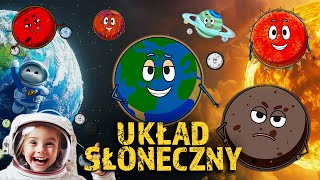 Układ Słoneczny  Piosenka o planetach dla dzieci  Disco Kids  Planety [upl. by Enalb]