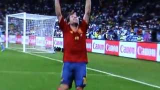 Euro 2012 Final Spain v Italy Jordi Albas goal 20 [upl. by Ydoj391]