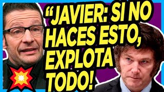 💥 ATENCIÓN A LO QUE ACABA DE DECIRLE GIACOMINI A MILEI quotEsto así explota Cuanto más tardes en [upl. by Melia]