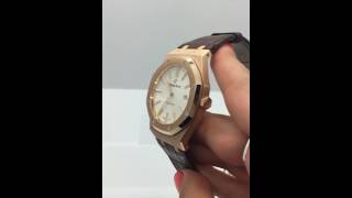 Audemars Piguet Royal Oak Rose Gold 41mm quotSTL 015quot [upl. by Eiboh]