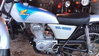 1974 Honda TL125 Trials bike [upl. by Blanc493]