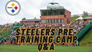 Steelers PreTraining Camp QampA [upl. by Bjorn]