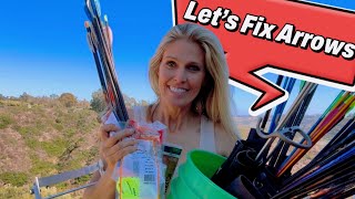 Archery Tips Learn How To Repair Your Arrows [upl. by Snah]