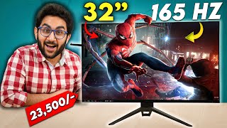 32 Inches 1440p QHD 165Hz Gaming Monitor Under Rs25000  ViewSonic Omni Vx32192KPro2 [upl. by Bedelia]