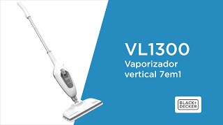 VL1300  VAPORIZADOR VERTICAL 7 EM 1 STEAM MOP BLACKDECKER [upl. by Leena]