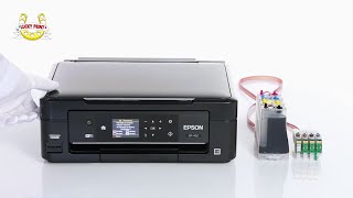 Установка СНПЧ на МФУ Epson Expression Home XP422 [upl. by Aradnahc83]