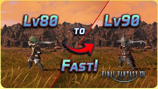 FFXIV Dawntrail Level 80 to 90 FAST Five Methods [upl. by Esylla955]