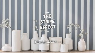 How to Paint a Simple Stripe Effect  Dulux [upl. by Sparkie295]