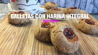 GALLETAS CON HARINA INTEGRAL TIPO PEPAS  Maxi Cocina [upl. by Leirbag]