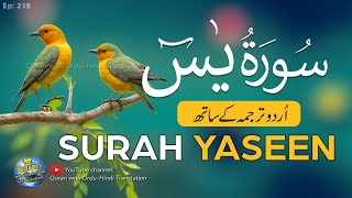 Most beautiful recitation of Surah Yaseen Yasin سورة يس ⋮ Tarjuma ke sath  Tilawat  Episode 218 [upl. by Arahat278]