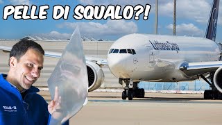 aerei Rivestiti di PELLE di SQUALO 🦈😮 Lidea di Lufthansa [upl. by Aracal]