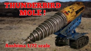 THUNDERBIRD MOLE aoshima kit build [upl. by Mendez542]