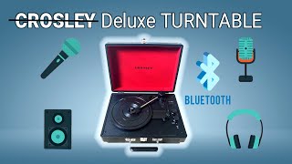 Unboxing CROSLEY Deluxe Cruiser Turntable  gracieshotstuff [upl. by Airbas621]