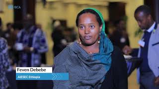 Africa Youth Consultative Forum  Interview with Feven Debebe AIESEC Ethiopia [upl. by Aroz]